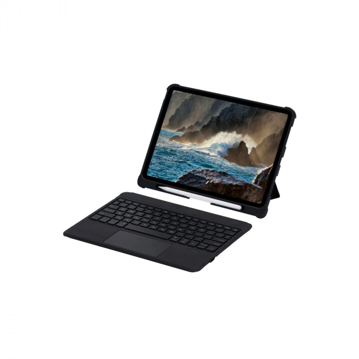 Apple T5207d İpad Pro 11 (2022) Kılıf İnter Ledli Klavyeli Tablet Kılıfı - Siyah