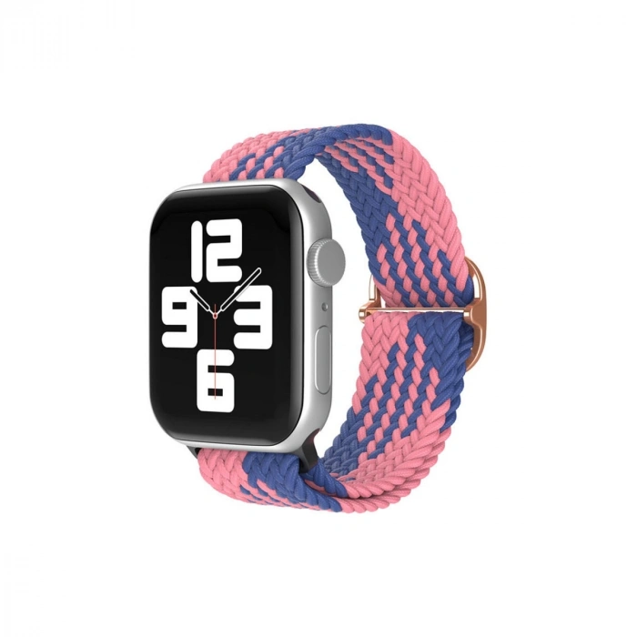 Apple Watch 38mm  Kordon (saat Değildir) - Pembe-mavi