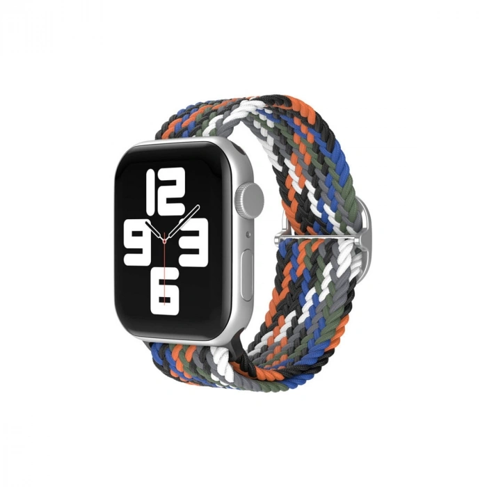 Apple Watch 42mm  Kordon - Gri-turuncu