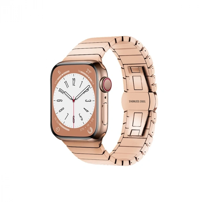 Apple Watch 42mm Kr413 Fine Steel Kordon (saat Değildir) - Rose