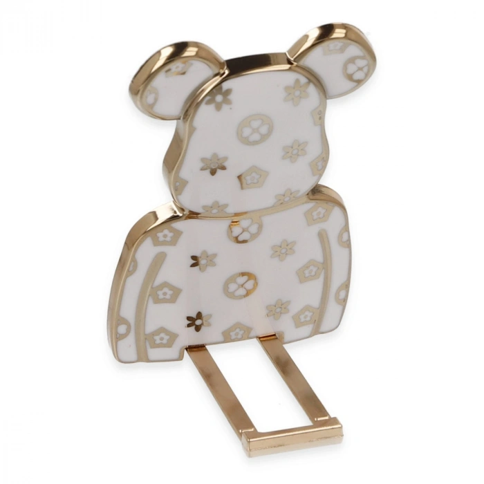 Astro Stand Ayıcık Desenli - Beyaz