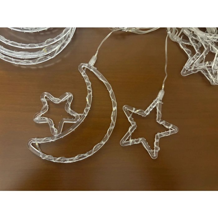 Ay Yıldız-yıldız Perde Led Mz-16-13