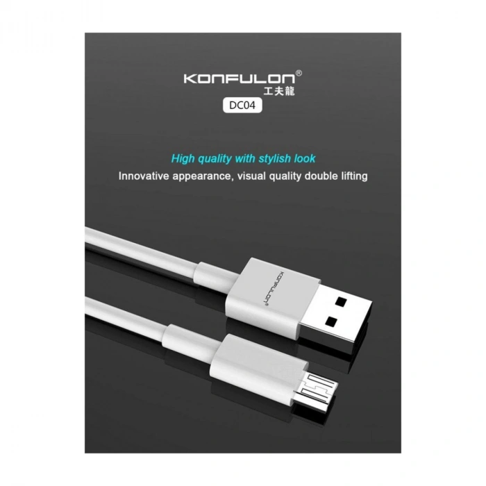 Dc04 Süper Hızlı Micro Usb Kablo 1m 2a