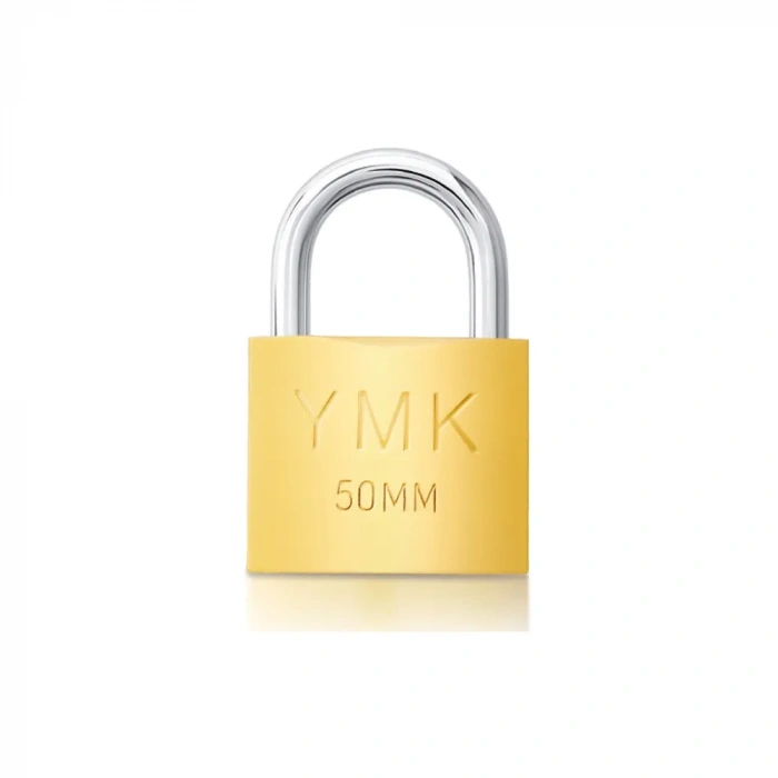 Eko Sarı Boyalı Kısa Kancalı Asma Kilit 50mm