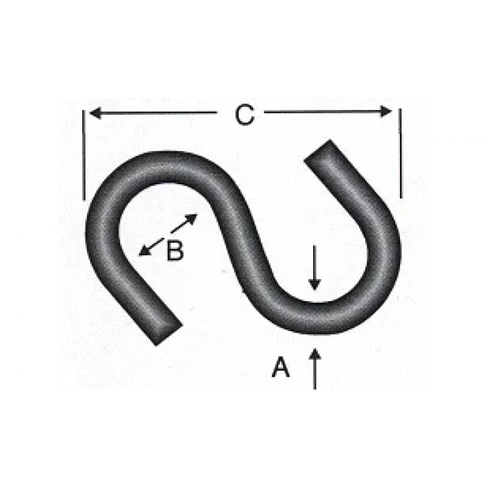 Es - S Kanca Minik 3,25x30 - 200 Adet