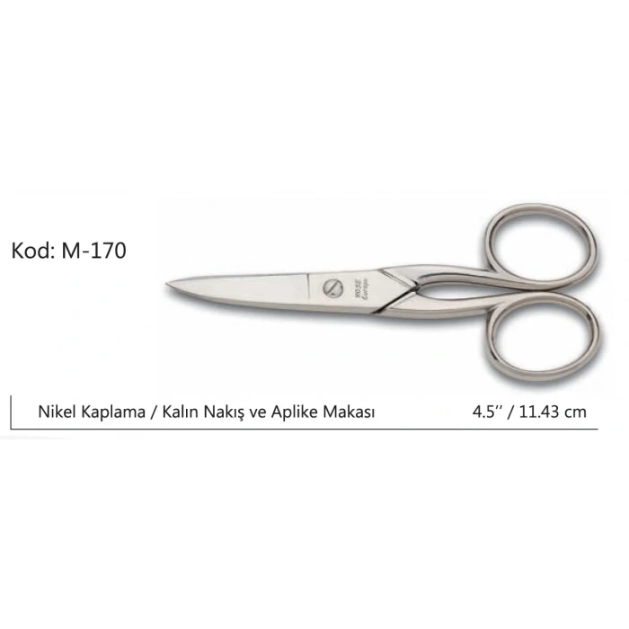 Europe Kalın Nakış Makası Süper Kalite No:4.5 11,43 Cm