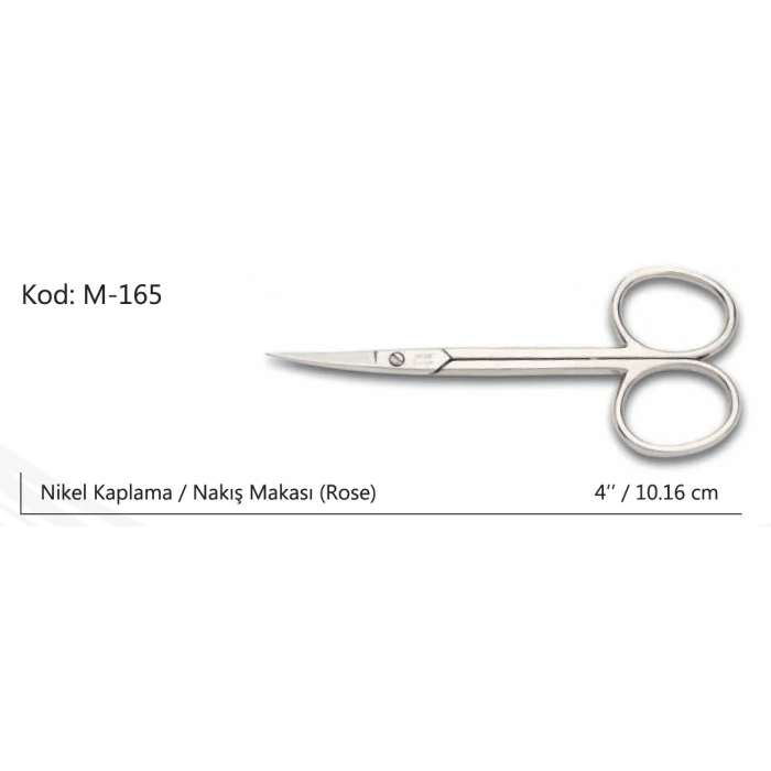 Europe Nakış Makası Süper Kalite No:4 10,16 Cm