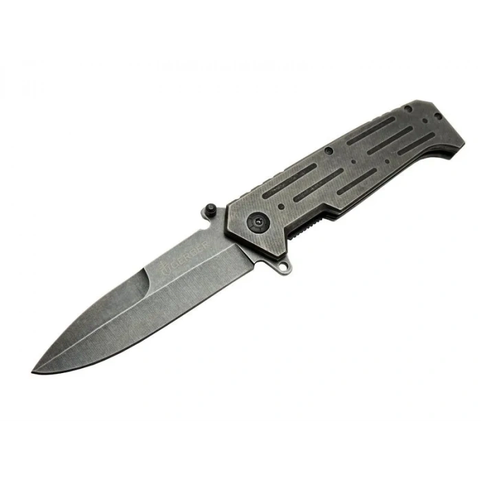 Gb B033a Eskitme Kamp Çakı 22 Cm - Metal Sap, Otomatik