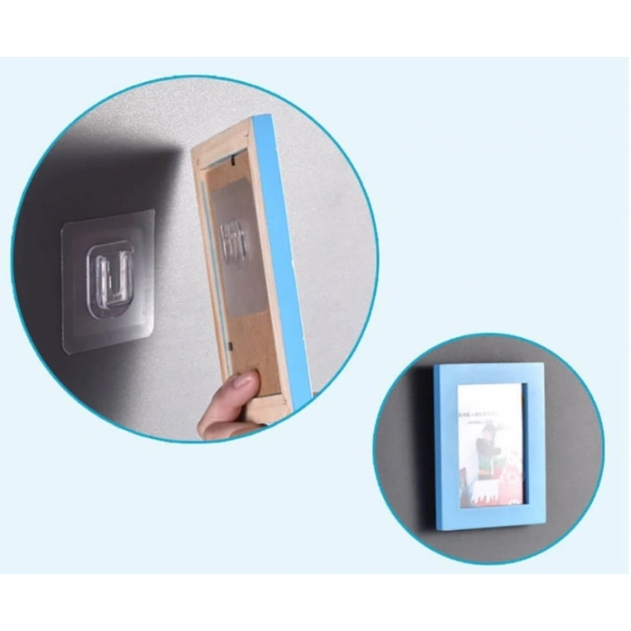 Geçmeli Klips Eşya Sabitleme Askısı 10 lu Set