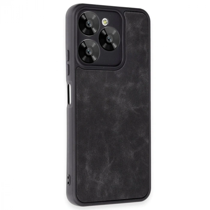 General Mobile Era 30 Kılıf Aras Deri Kapak - Siyah