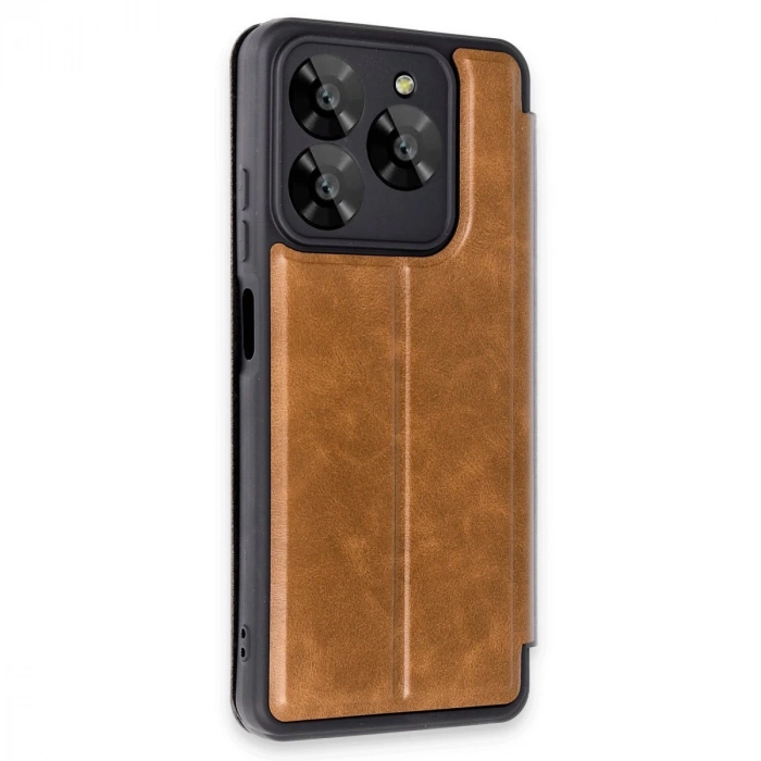 General Mobile Era 30 Kılıf Flip Cover - Taba