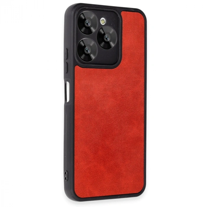 General Mobile Era 50 Kılıf Aras Deri Kapak - Kırmızı