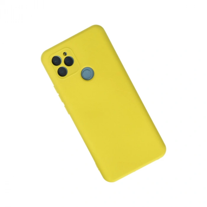 General Mobile Gm 21 Kılıf Nano İçi Kadife Silikon - Sarı