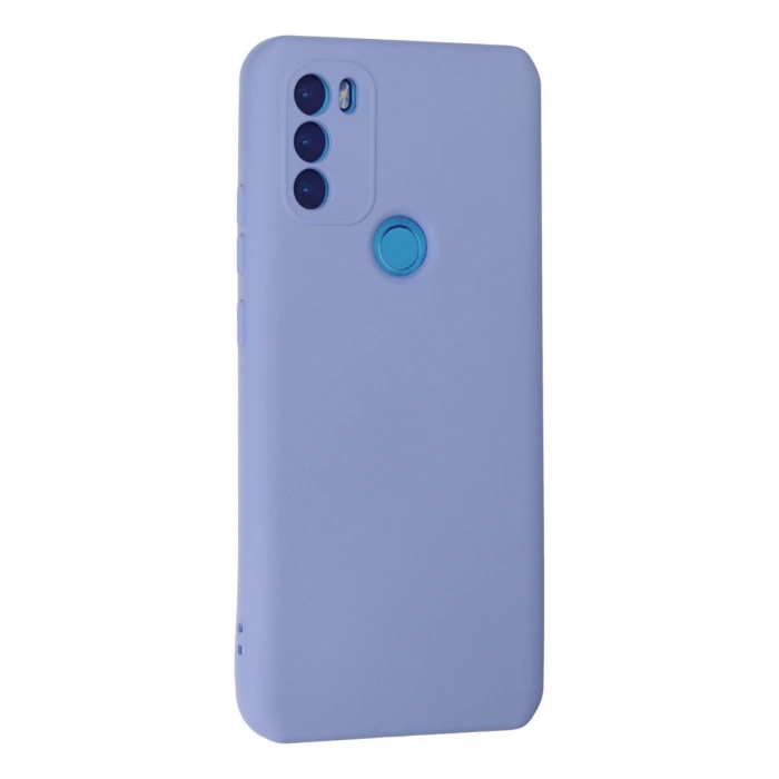 General Mobile Gm 21 Plus Kılıf Nano İçi Kadife Silikon - Lila