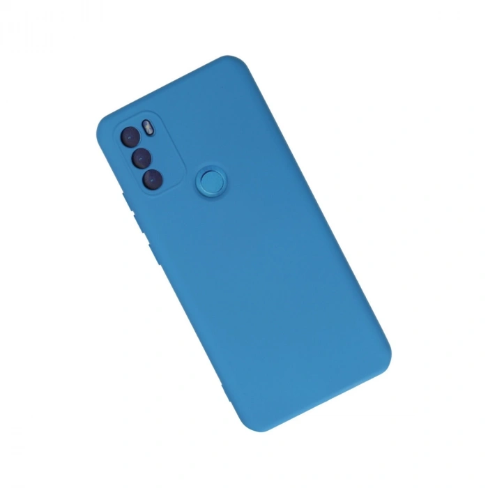 General Mobile Gm 21 Plus Kılıf Nano İçi Kadife Silikon - Mavi