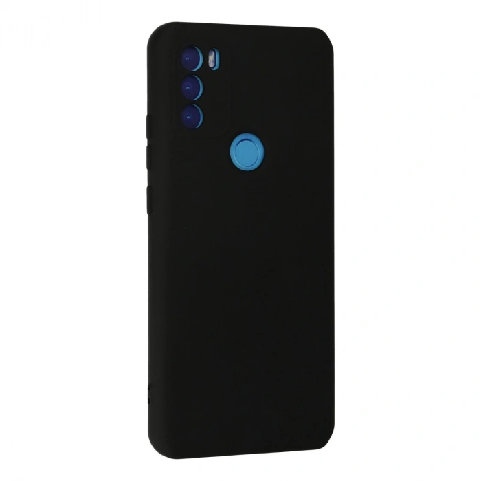 General Mobile Gm 21 Plus Kılıf Nano İçi Kadife Silikon - Siyah