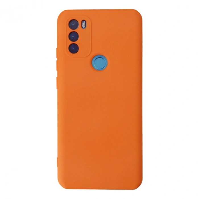 General Mobile Gm 21 Plus Kılıf Nano İçi Kadife Silikon - Turuncu