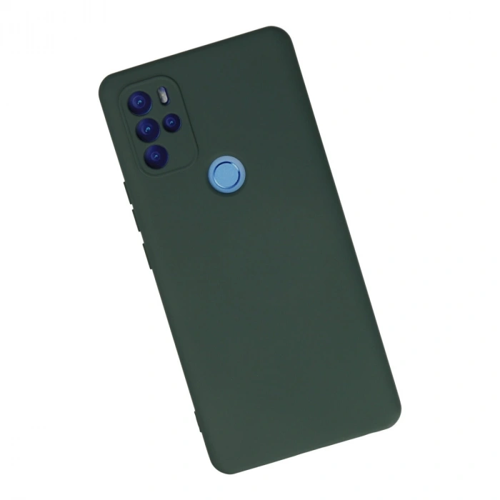 General Mobile Gm 21 Pro Kılıf Nano İçi Kadife Silikon - Koyu Yeşil