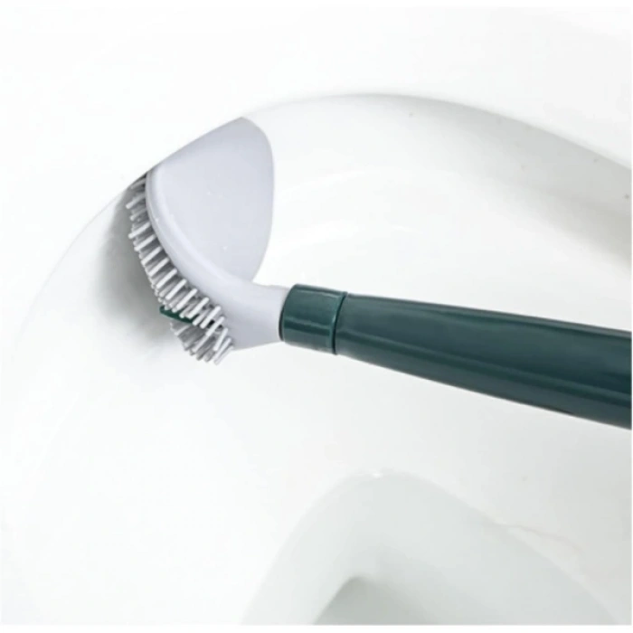 Hazneli Silikon Tuvalet Temizleme Fırçası