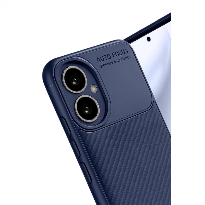 Honor 400 Kılıf Auto Focus Karbon Kapak - Lacivert