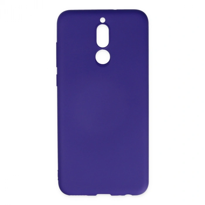 Huawei Mate 10 Lite Kılıf Nano İçi Kadife Silikon - Mor