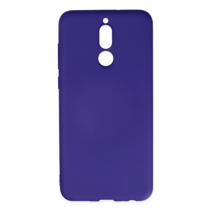 Huawei Mate 10 Lite Kılıf Nano İçi Kadife Silikon - Mor
