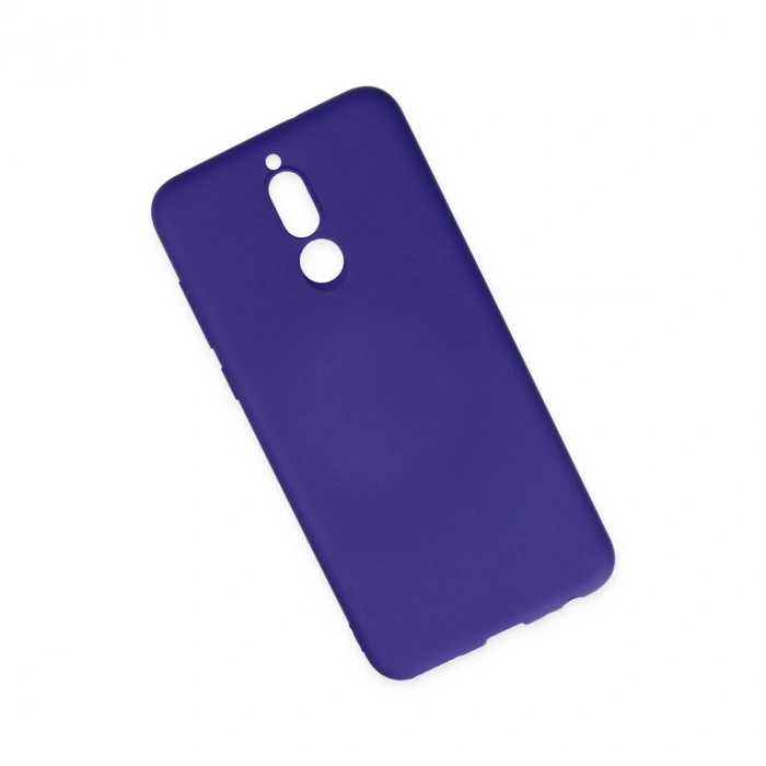 Huawei Mate 10 Lite Kılıf Nano İçi Kadife Silikon - Mor