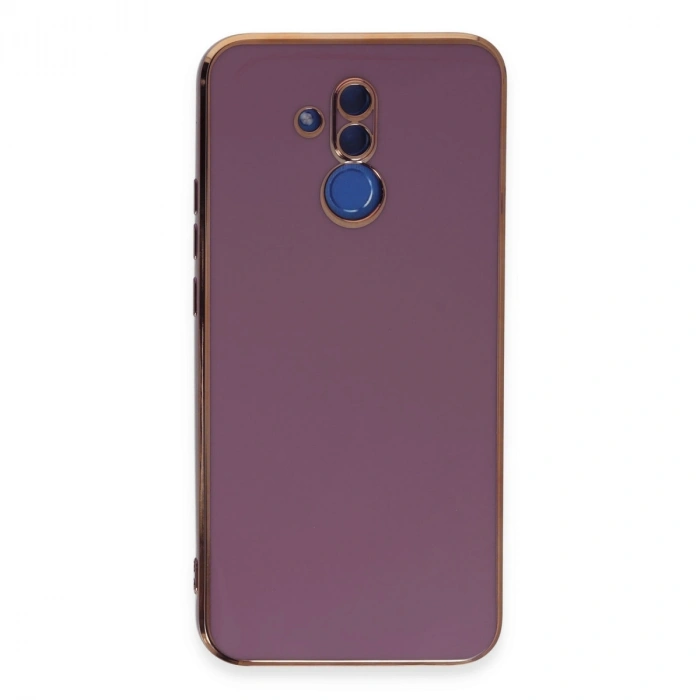 Huawei Mate 20 Lite Kılıf Volet Silikon - Mor