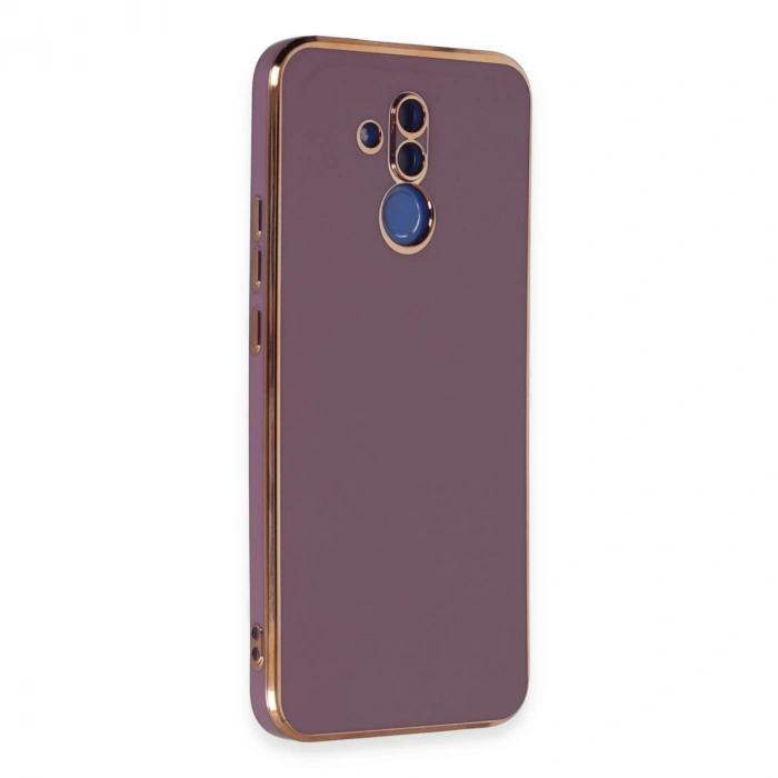 Huawei Mate 20 Lite Kılıf Volet Silikon - Mor