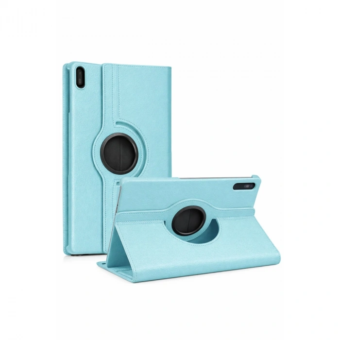 Huawei Matepad 11 10.9 360 Tablet Deri Kılıf - Turkuaz