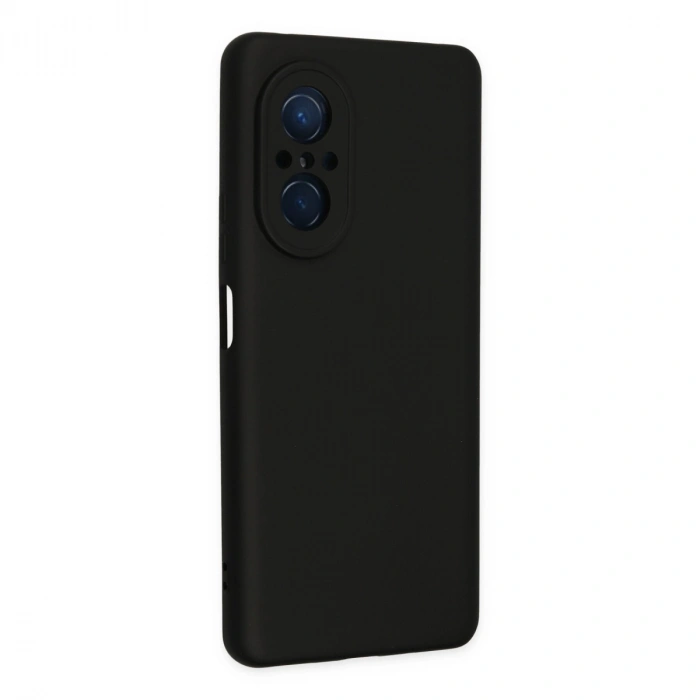 Huawei Nova 9 Se Kılıf Nano İçi Kadife Silikon - Siyah