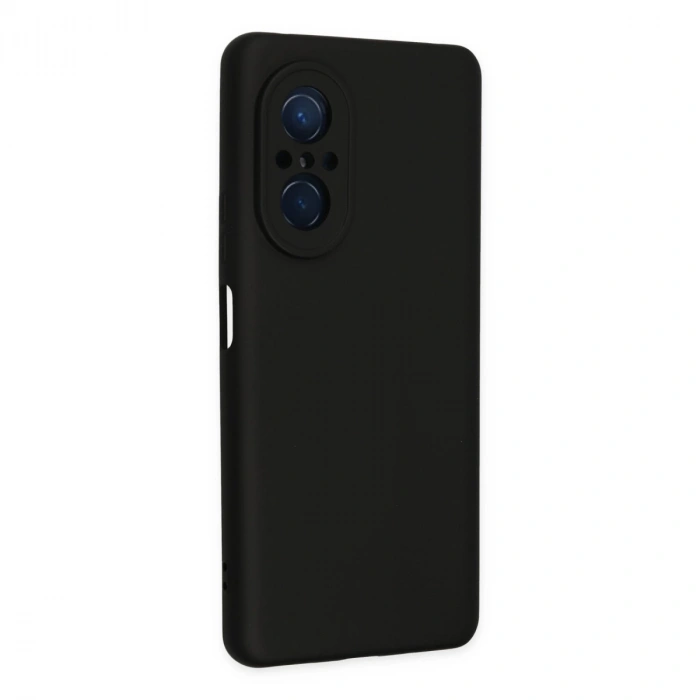 Huawei Nova 9 Se Kılıf Nano İçi Kadife Silikon - Siyah