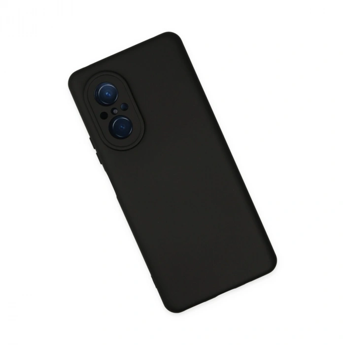 Huawei Nova 9 Se Kılıf Nano İçi Kadife Silikon - Siyah
