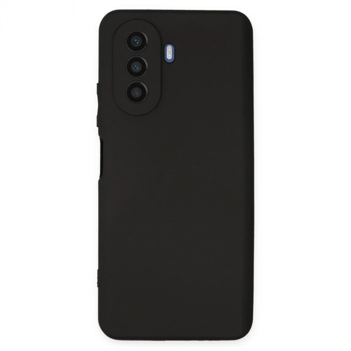 Huawei Nova Y70 Kılıf First Silikon - Siyah