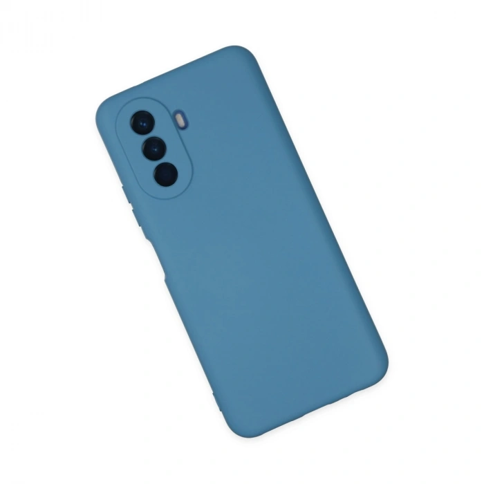 Huawei Nova Y70 Kılıf Nano İçi Kadife Silikon - Mavi