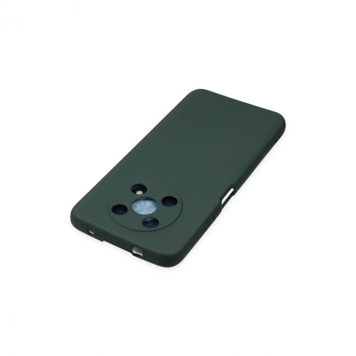 Huawei Nova Y90 Kılıf Nano İçi Kadife Silikon - Koyu Yeşil