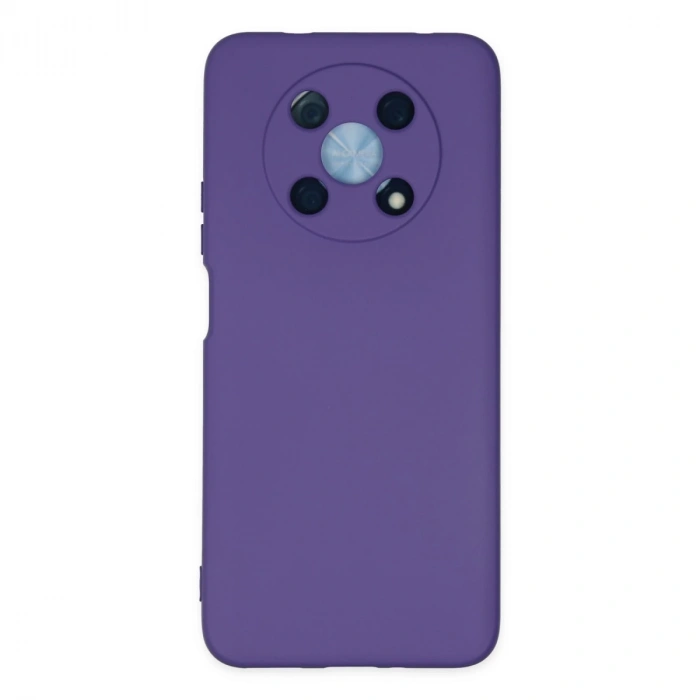 Huawei Nova Y90 Kılıf Nano İçi Kadife Silikon - Mor
