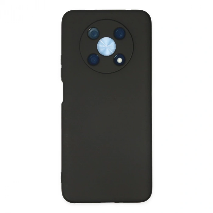 Huawei Nova Y90 Kılıf Nano İçi Kadife Silikon - Siyah