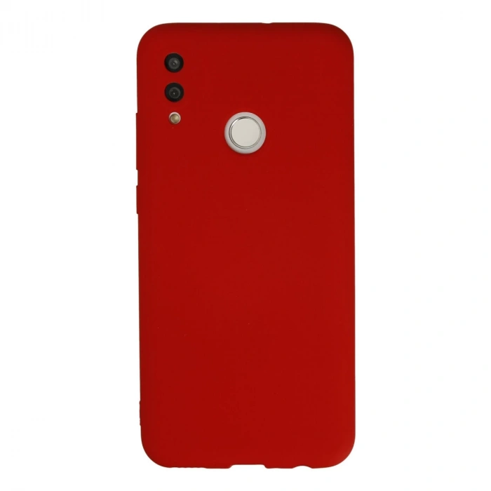 Huawei P Smart 2019 Kılıf Nano İçi Kadife Silikon - Kırmızı