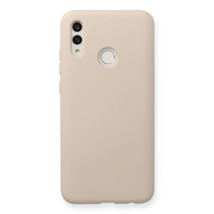 Huawei P Smart 2019 Kılıf Nano İçi Kadife Silikon - Pudra