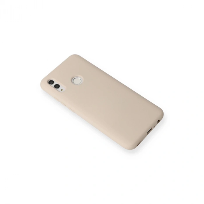 Huawei P Smart 2019 Kılıf Nano İçi Kadife Silikon - Pudra