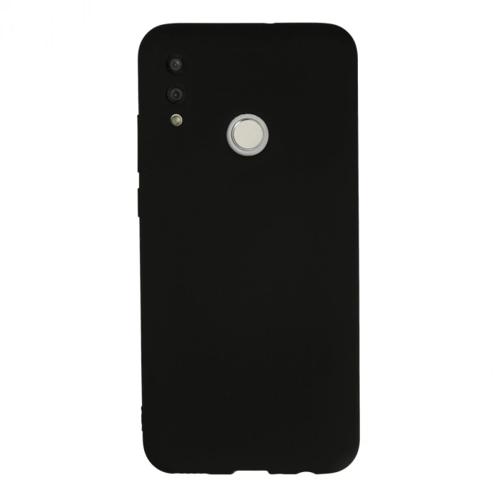 Huawei P Smart 2019 Kılıf Nano İçi Kadife Silikon - Siyah