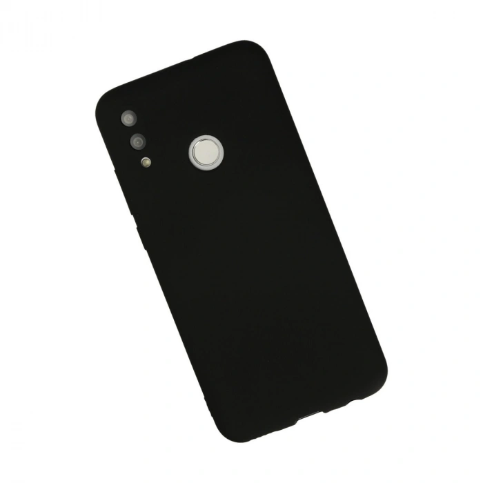 Huawei P Smart 2019 Kılıf Nano İçi Kadife Silikon - Siyah