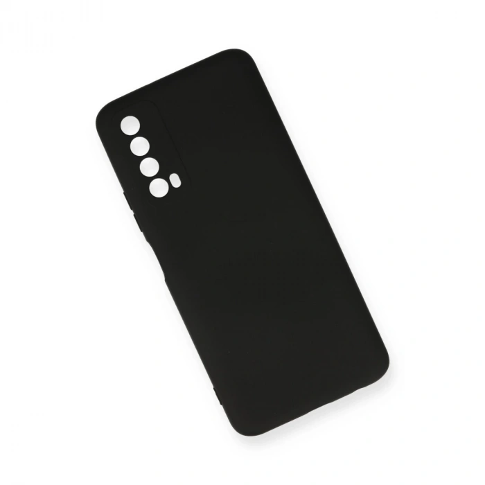 Huawei P Smart 2021 Kılıf Nano İçi Kadife Silikon - Siyah