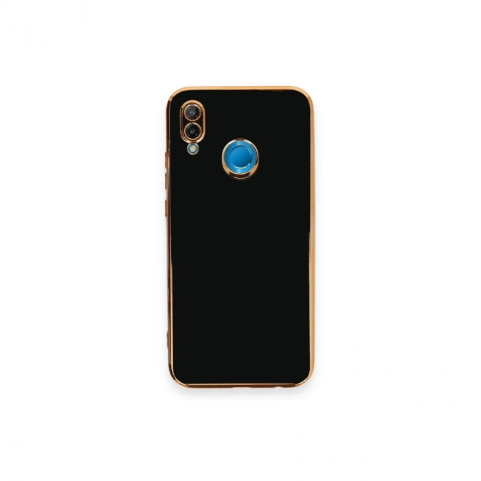 Huawei P20 Lite Kılıf Volet Silikon - Siyah