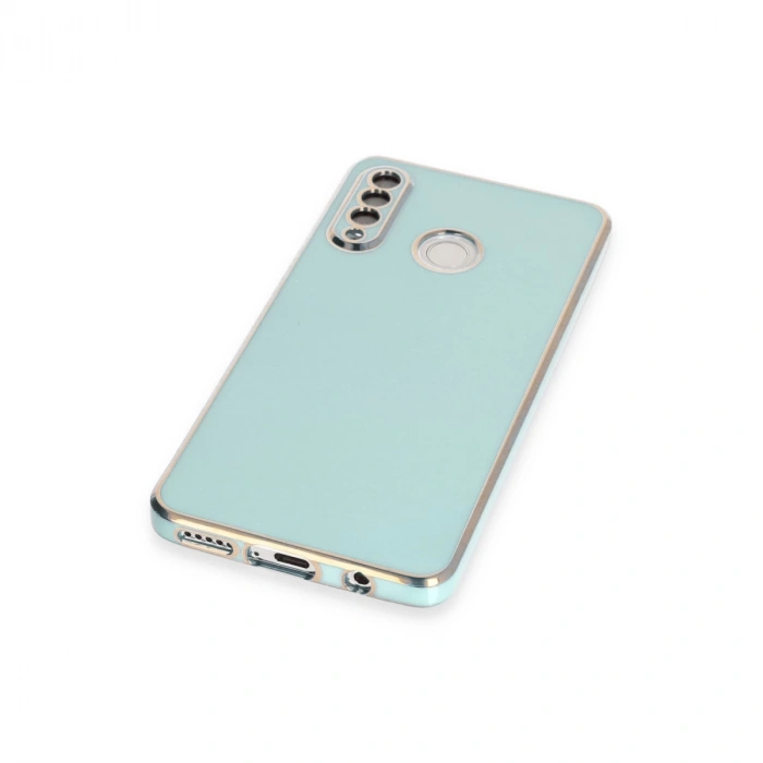 Huawei P30 Lite Kılıf Volet Silikon - Açık Yeşil