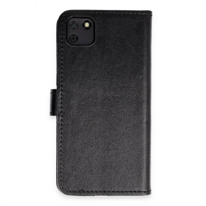 Huawei Y5p Kılıf Trend S Plus Kapaklı Kılıf - Siyah