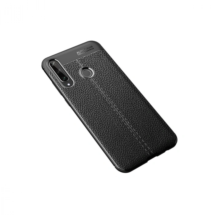 Huawei Y6p Kılıf Auto Focus Kapak - Siyah
