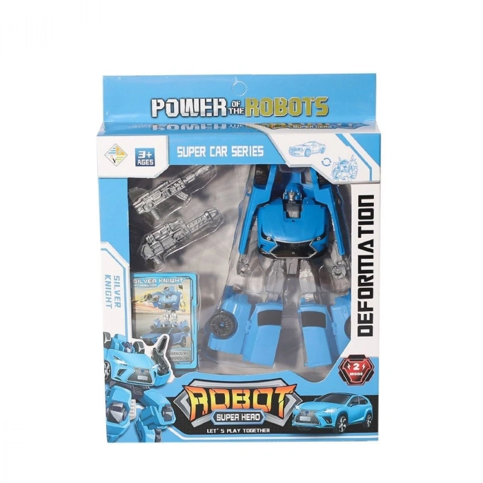 Hy-8877 Dönüşebilen Transformers Kartlı Araba