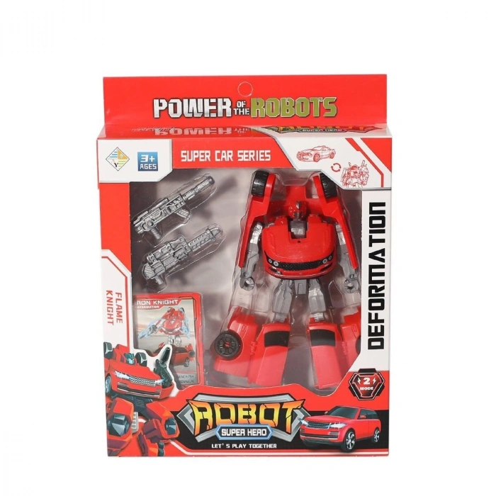 Hy-8877 Dönüşebilen Transformers Kartlı Araba